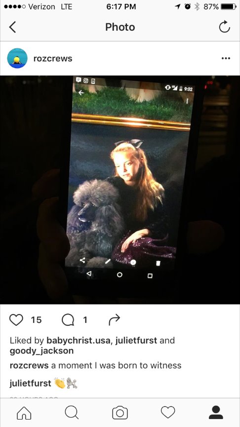 When Teresa called me