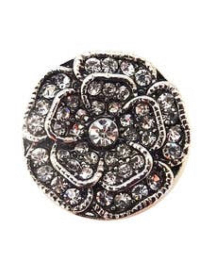 White Rose Bling Snap