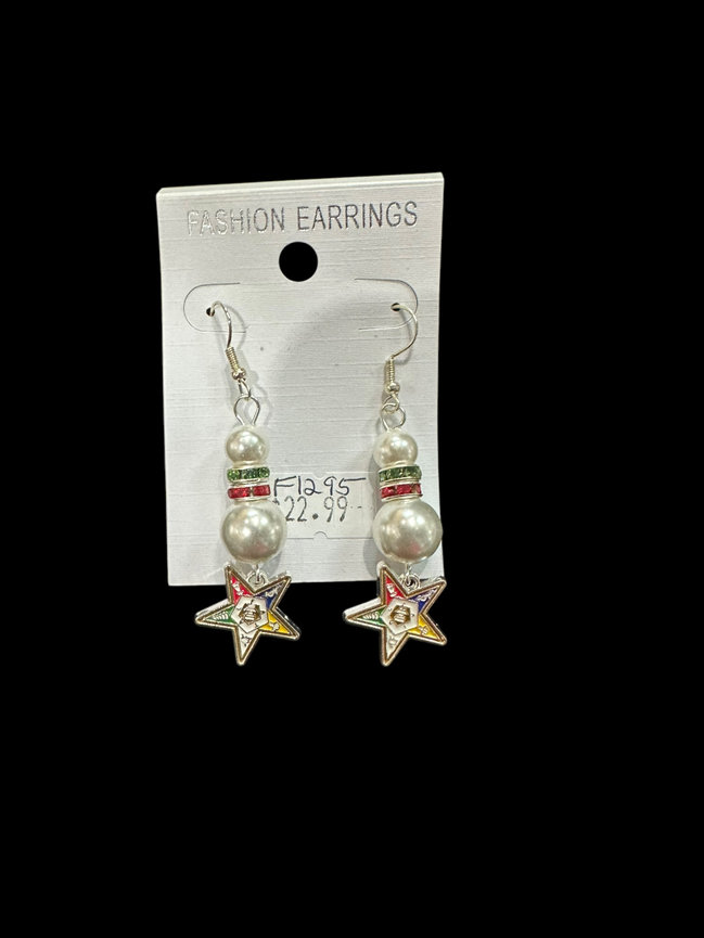OES Dangle Star Earrings
