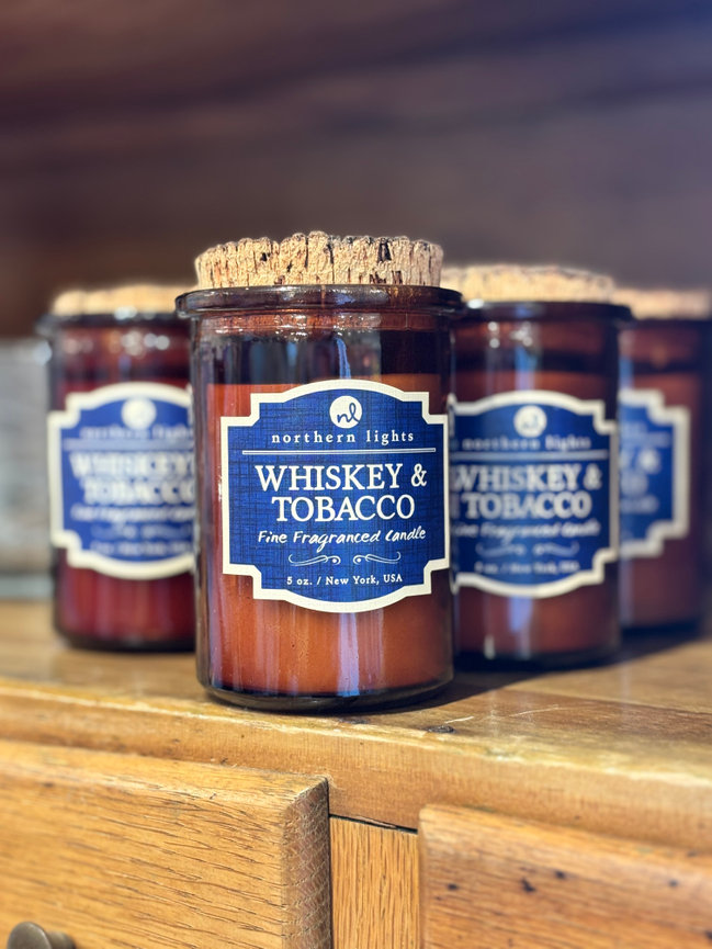 whiskey and tobacco candle Whiskey and Tobacco Candle