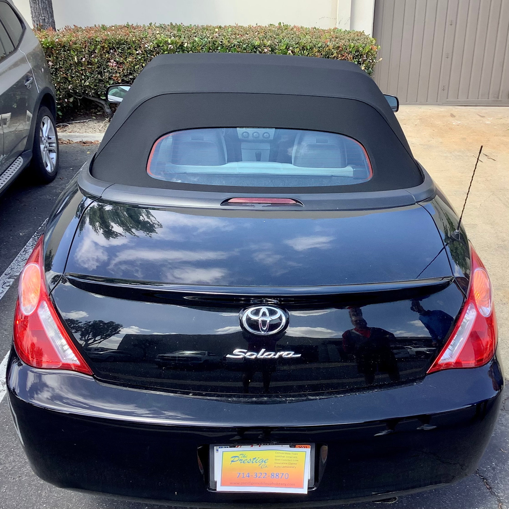 TOYOTA THE PRESTIGE COMPANIES AUTO UPHOLSTERY & CONVERTIBLE TOPS