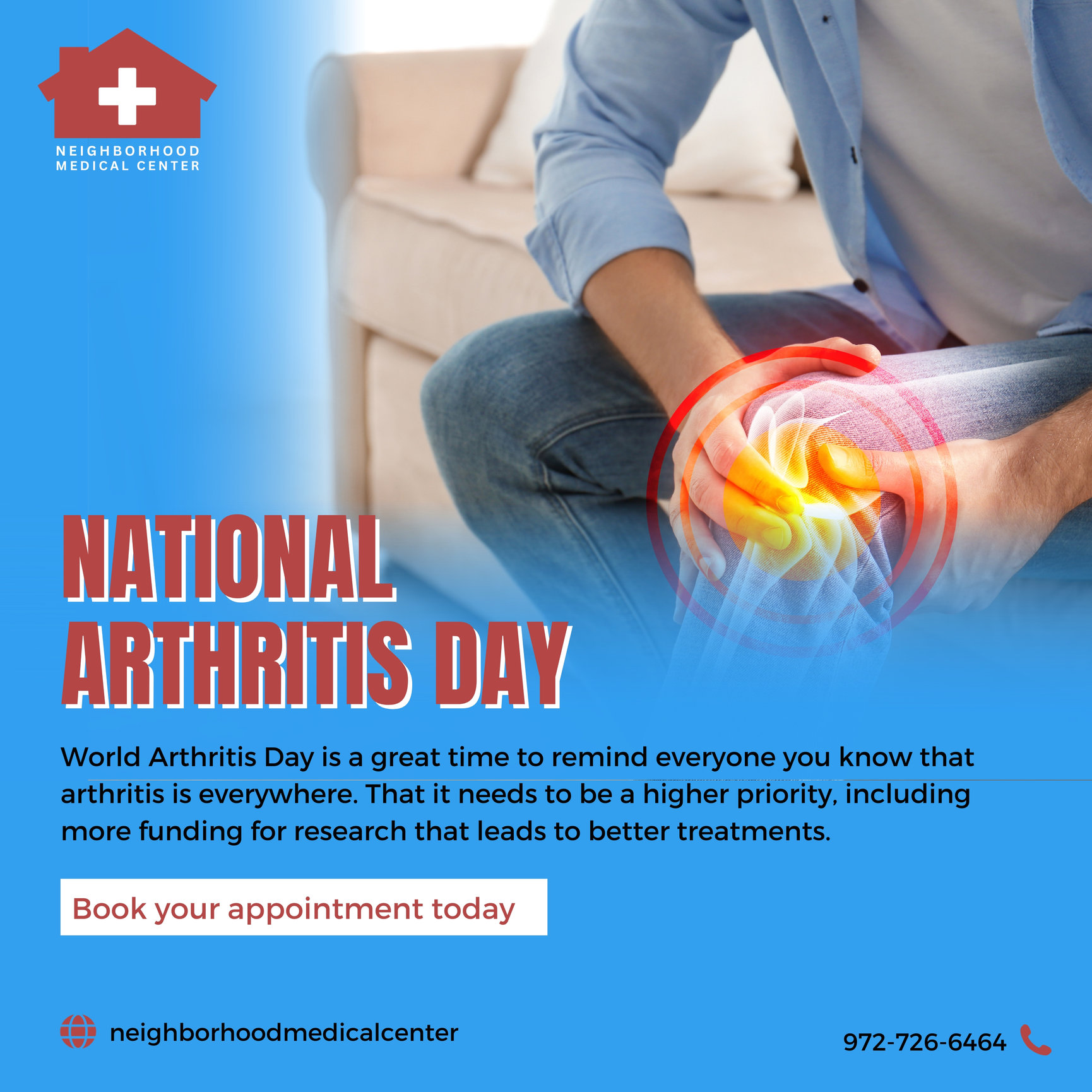 Happy National Arthritis Day! Neighborhood Medical Center