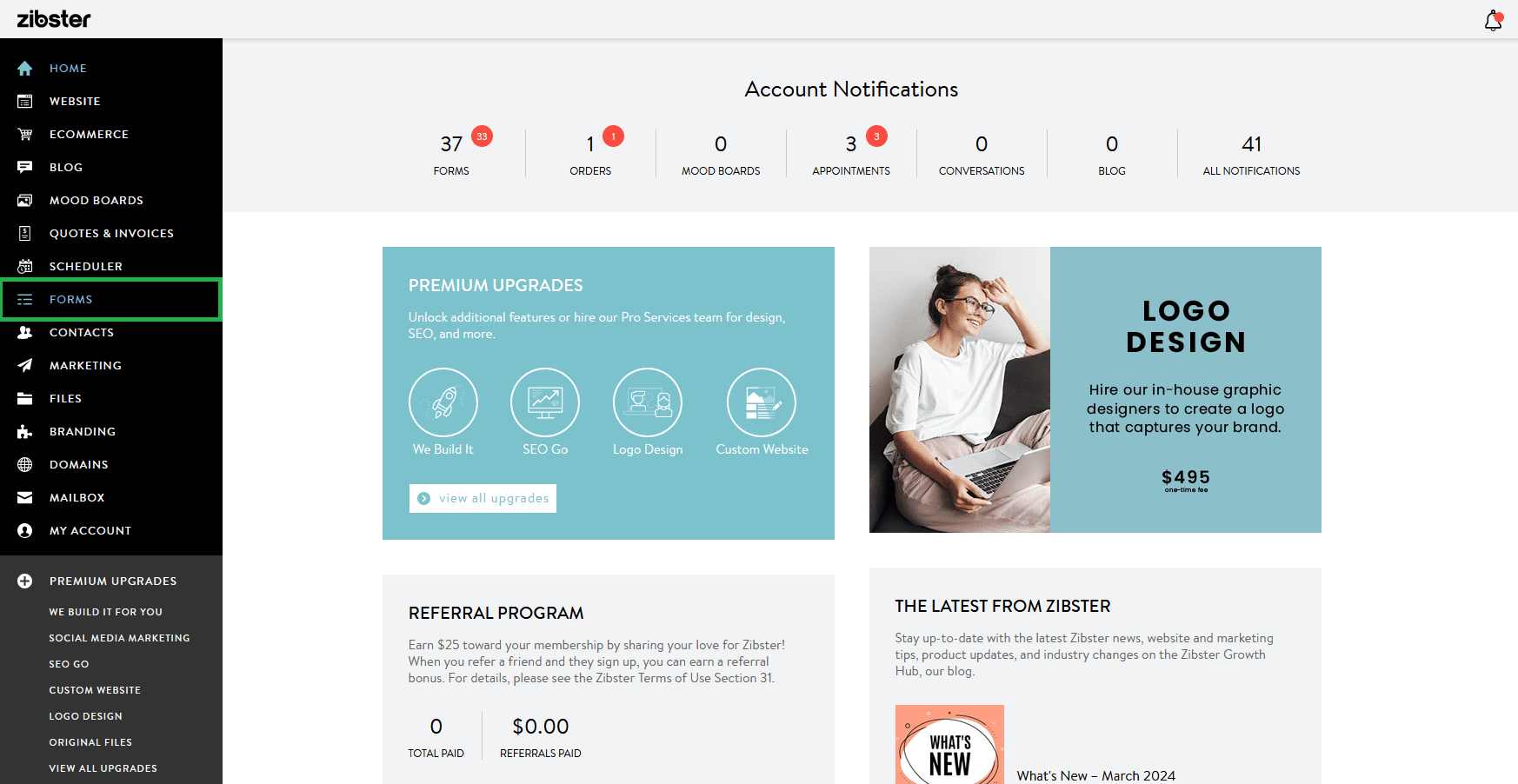 Add Additional Form Submissions - Zibster Knowledge Base